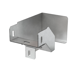 Угол вертикальный внешний с разворотом 90 левый МКС 150x80