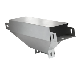 Т ответвитель вертикальный вниз с разворотом 90 МКС 500x80